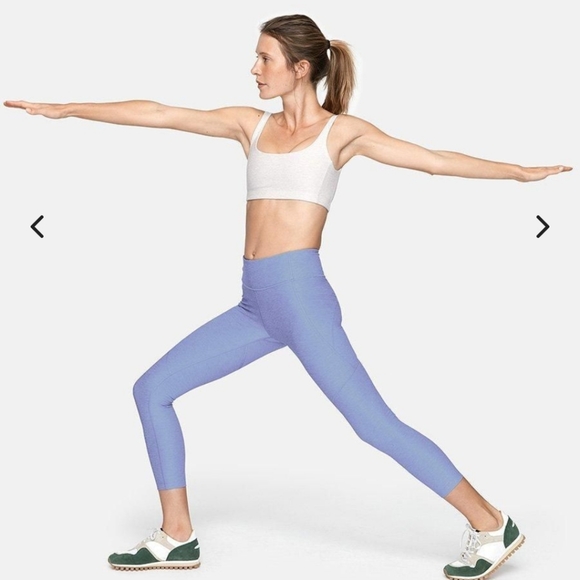 NWT OUTDOOR VOICES 3/4 Warm Up Leggings, Lilac - Picture 3 of 6